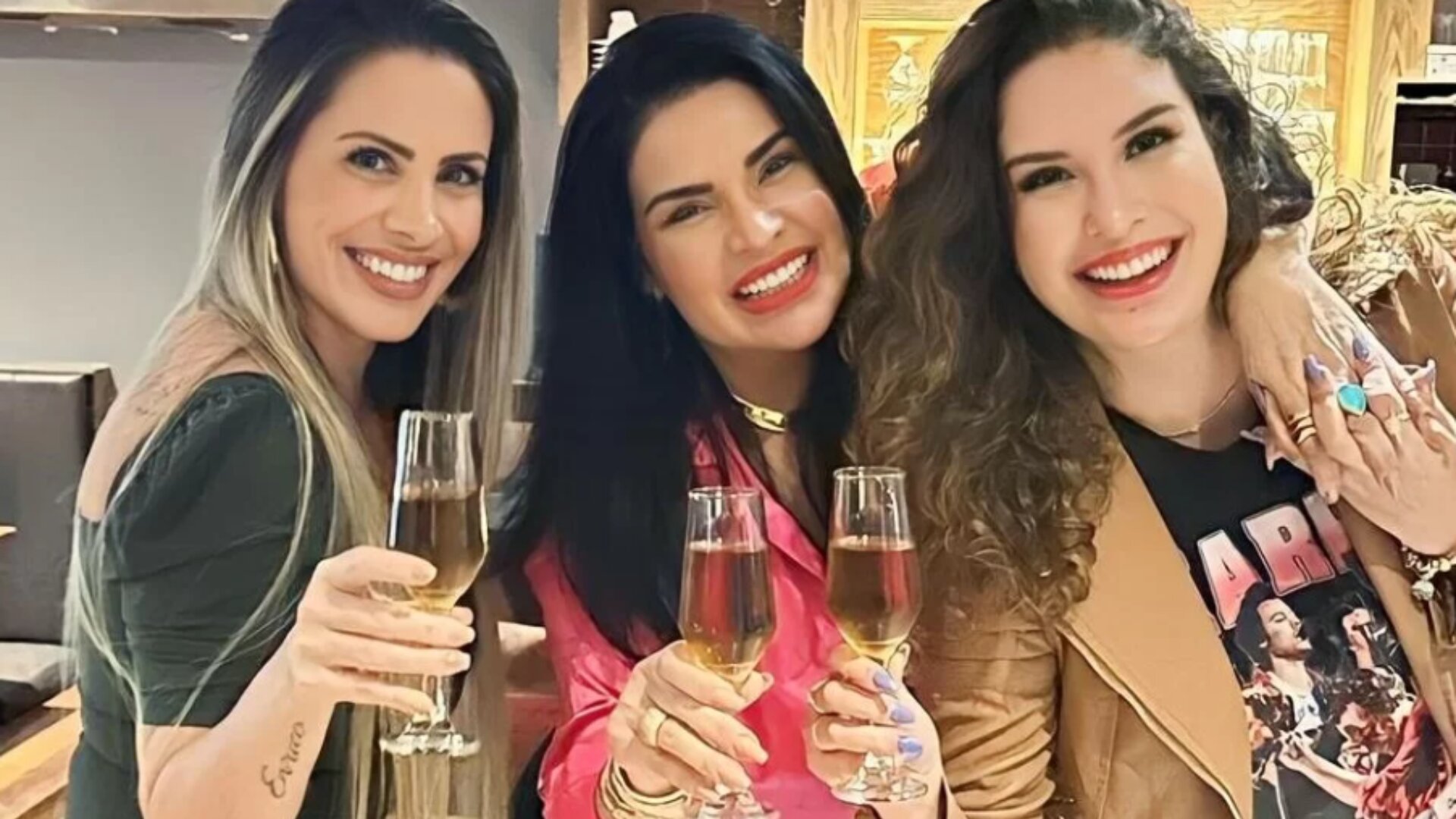 Faby Monarca, Solange Gomes e Stephanie Gomes