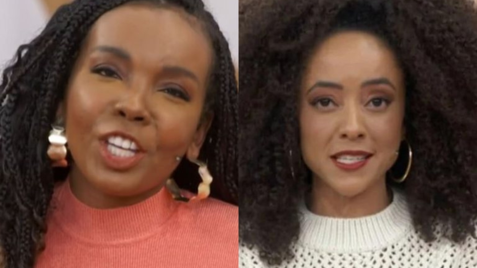 Thelma Assis e Valéria Almeida (Reprodução/Globo)