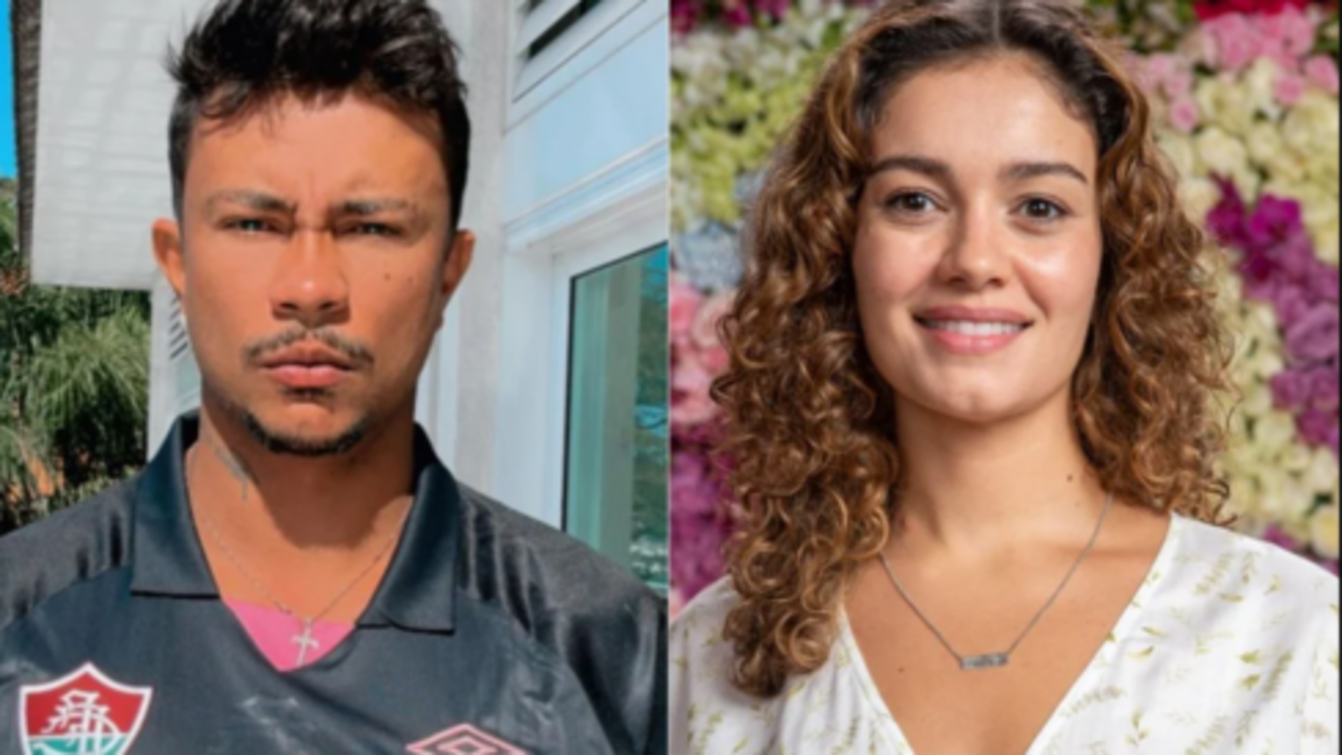 Xamã e Sophie Charlotte em 'Renascer' - Reprodução/Instagram/Divulgação/Globo