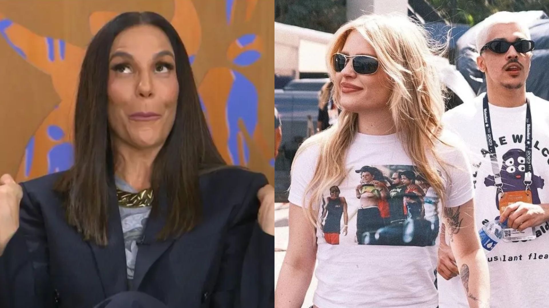 Ivete Sangalo, Luísa Sonza e Chico Moedas - Reprodução/GNT/Instagram