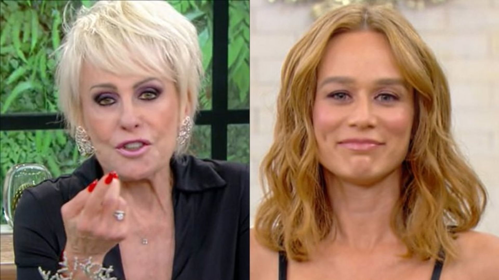 Ana Maria Braga e Mariana Ximenes - Reprodução/TV Globo