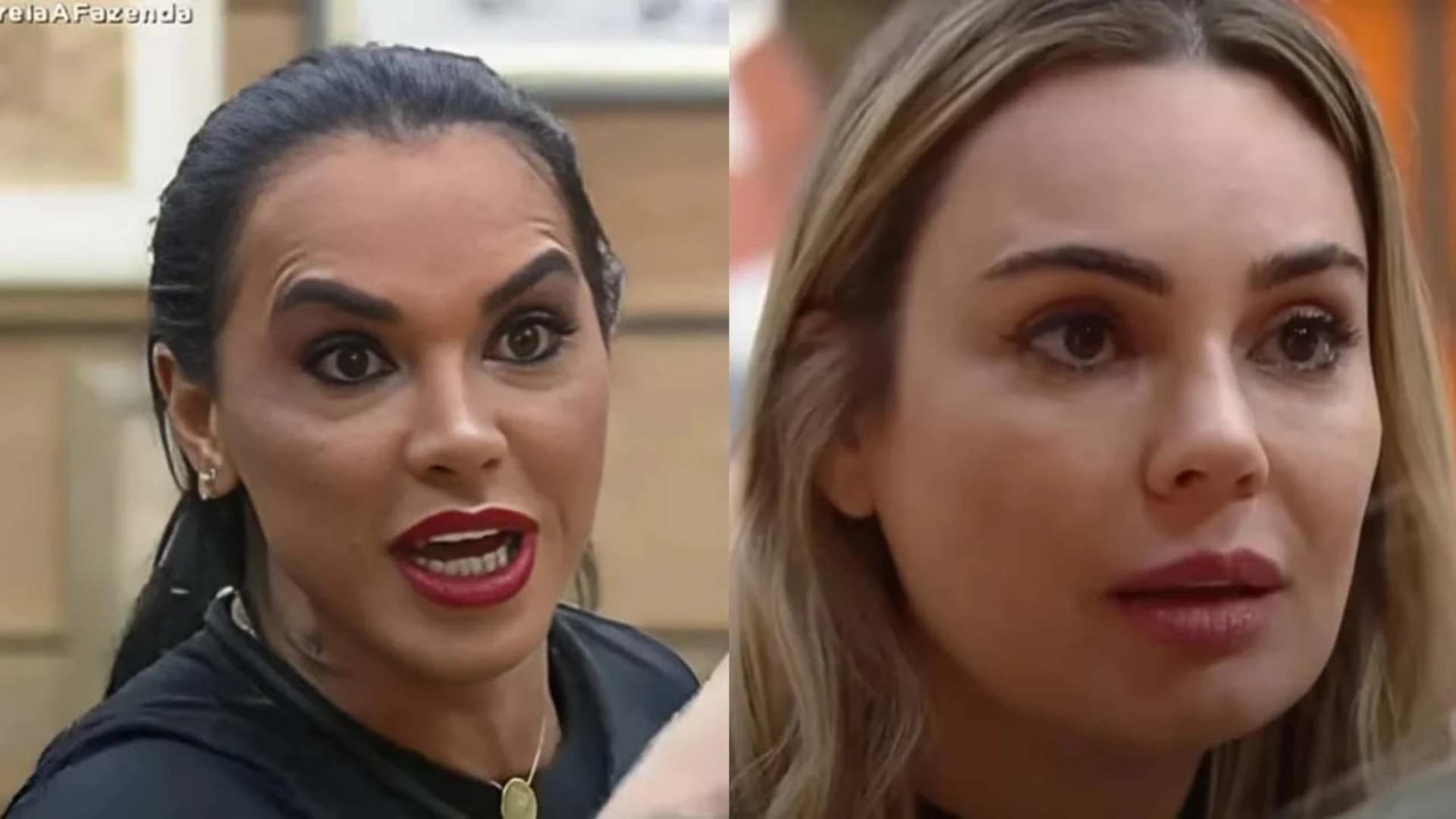 Kamila Simioni e Rachel Sheherazade - Reprodução/RecordTV