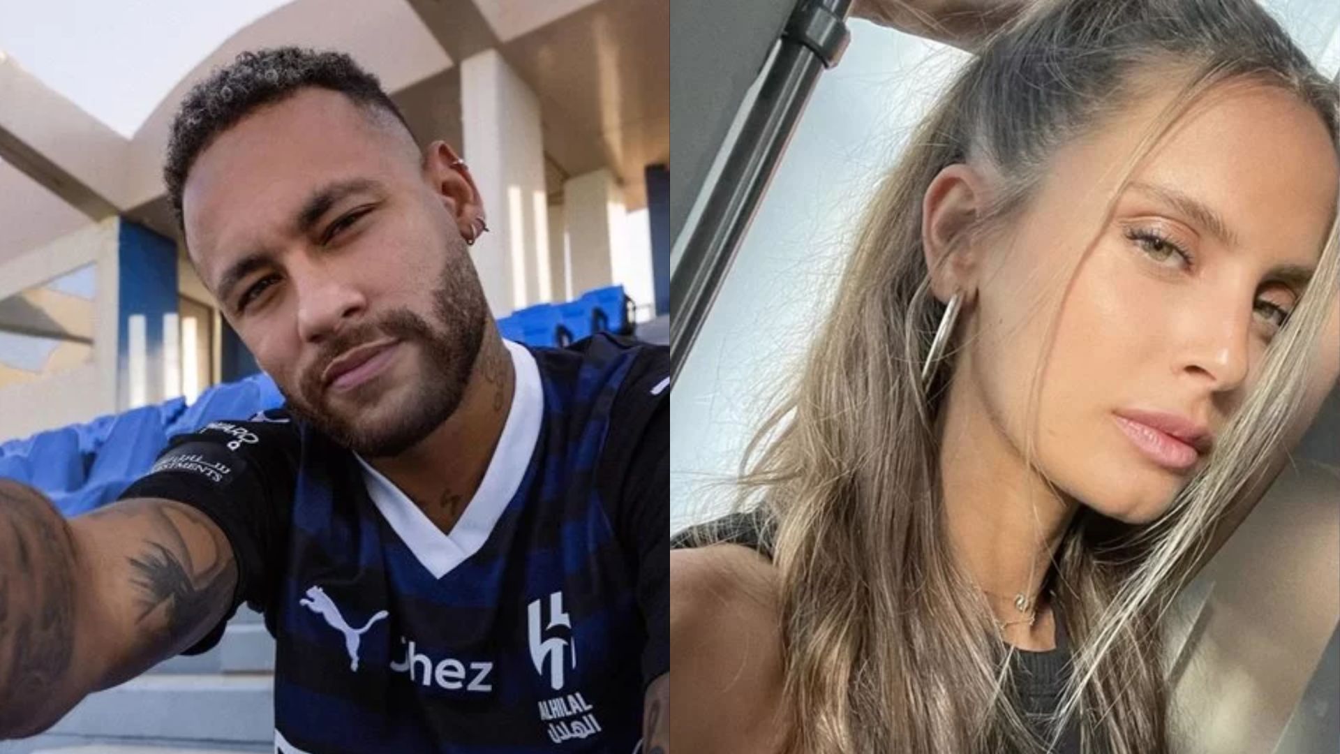 Neymar Jr e Carola Díaz - Reprodução/Instagram
