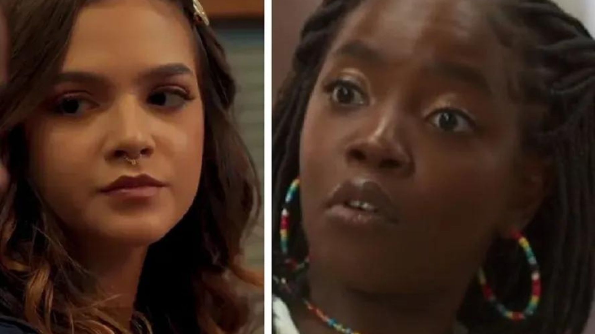 Mel Maia e Clara Moneke (Reprodução/ TV Globo)