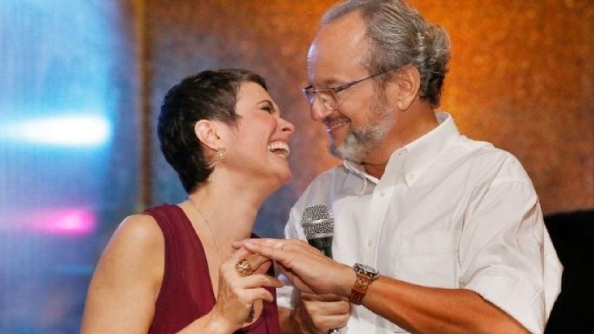 Sandra Annenberg e Ernesto Paglia (Reprodução/ Instagram)