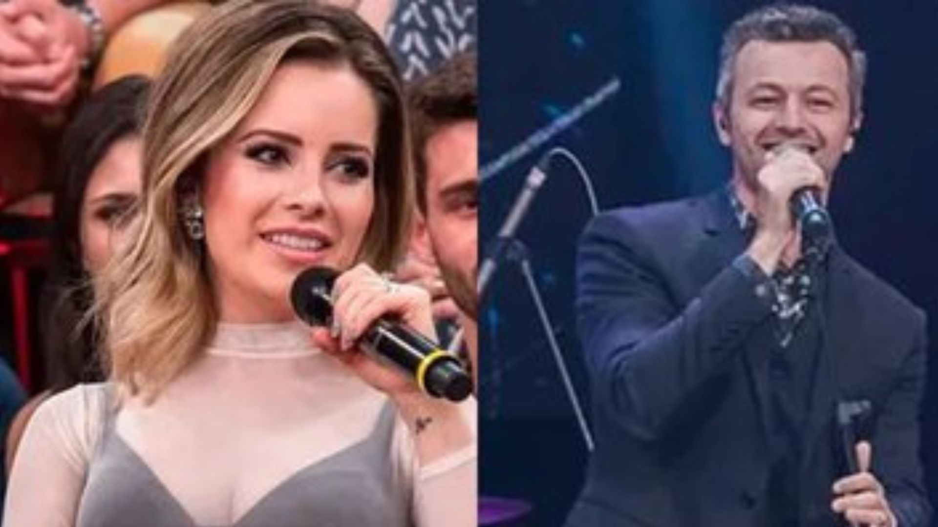 Sandy e Lucas Lima no 'Altas Horas' (Reprodução/TV Globo)