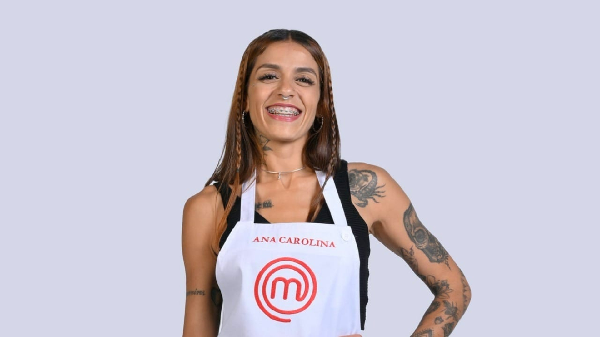 Ana Carolina no 'Masterchef'. Foto: Reprodução/Band