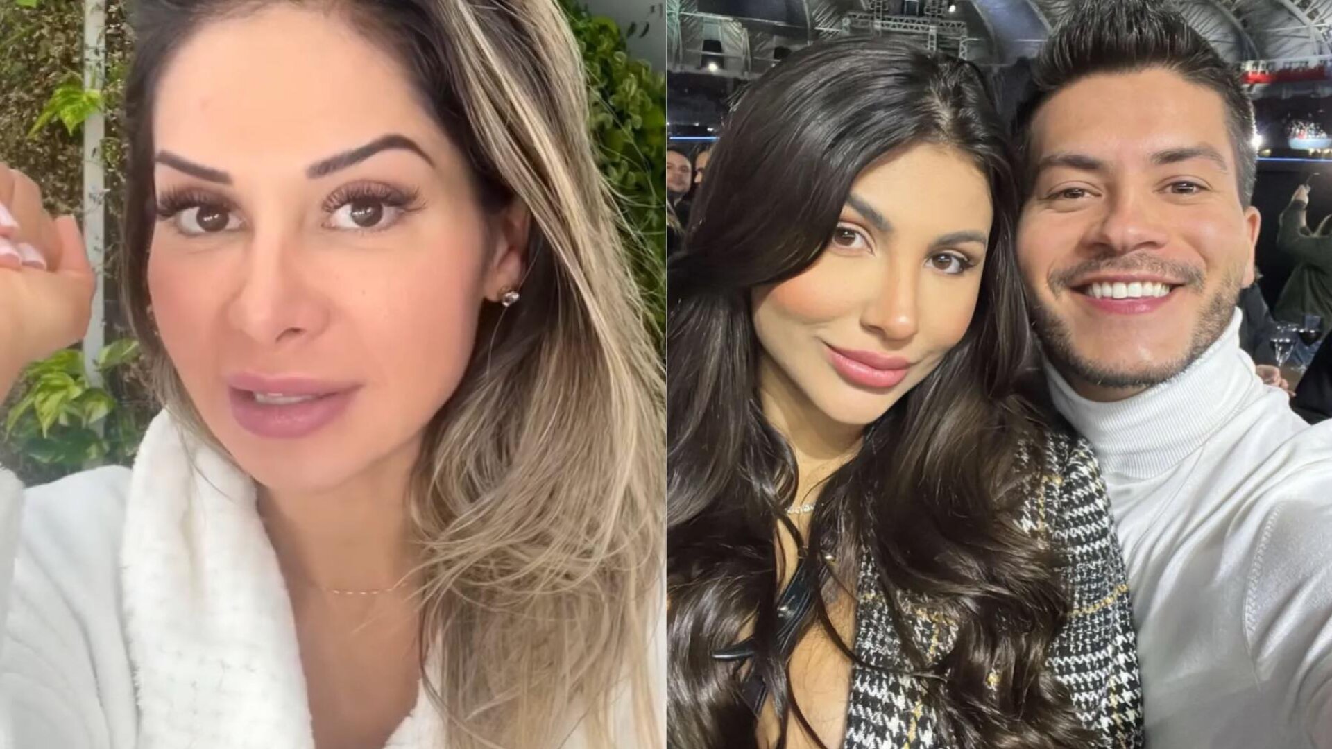 Maíra Cardi, Arthur Aguiar e Jheny Santucci