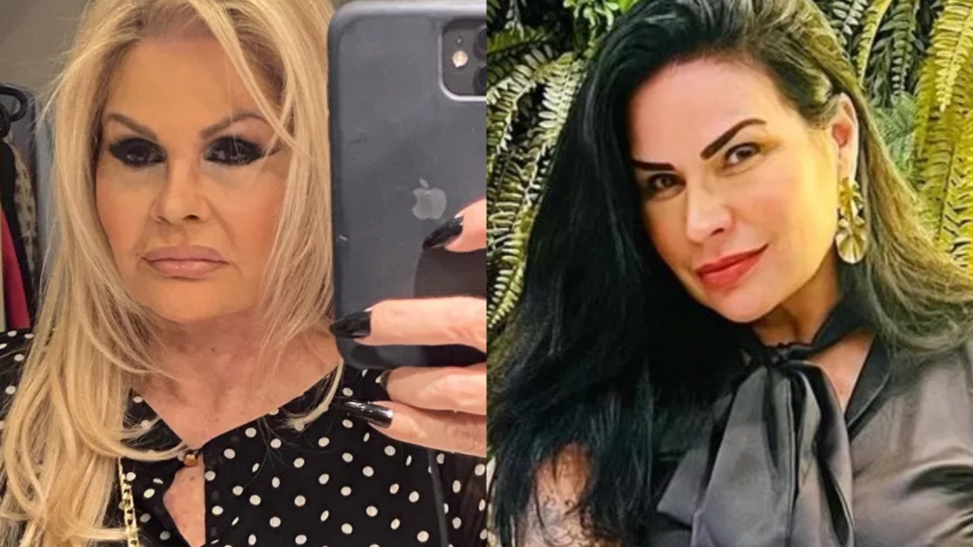 Monique Evans e Solange Gomes (Reprodução/Instagram)