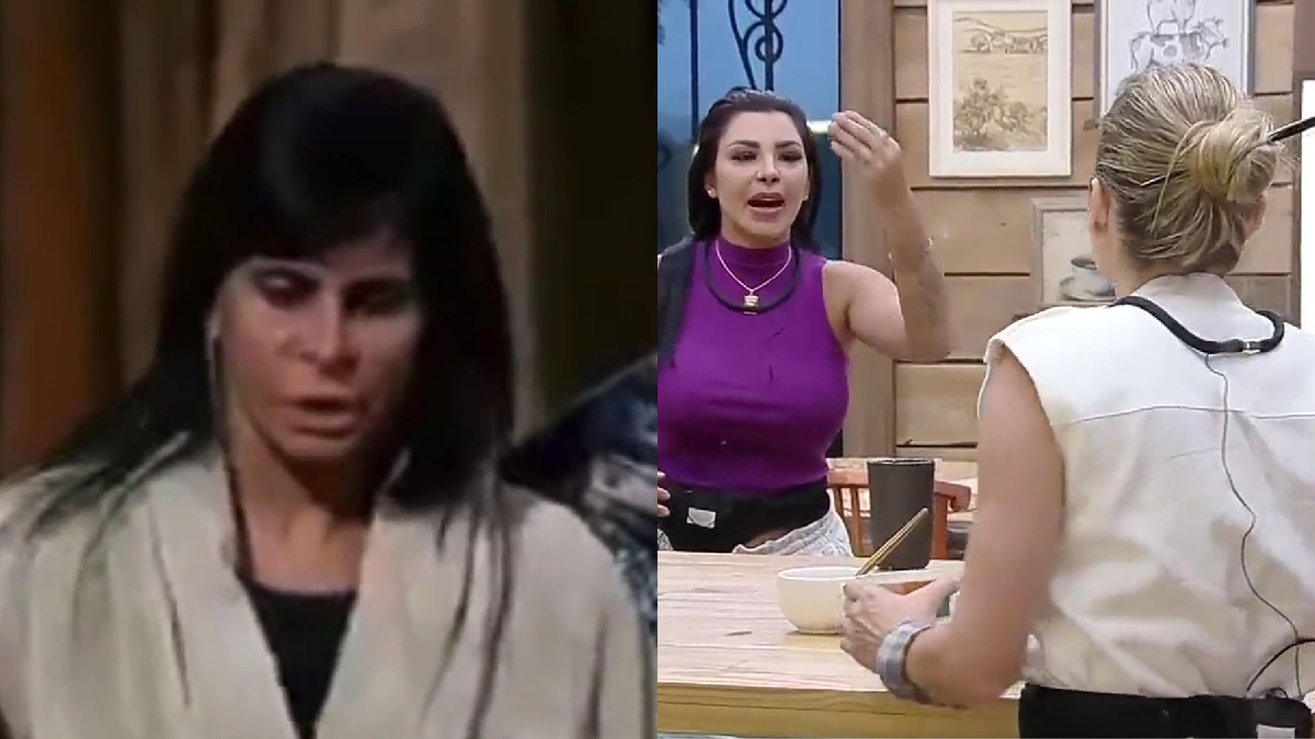 Gretchen, Jenny Miranda e Rachel Sheherazade - Reprodução/RecordTV