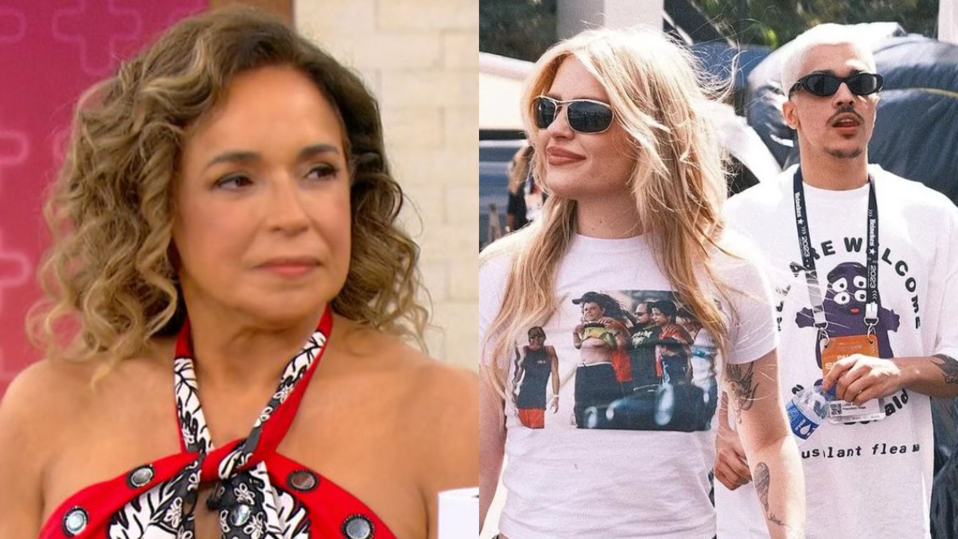 Daniela Mercury, Luísa Sonza e Chico Moedas - Reprodução/TV Globo/Instagram