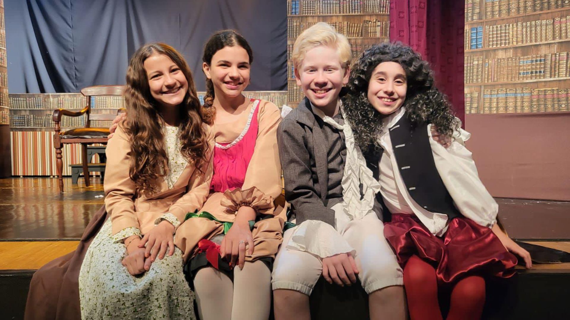 Felipe Melquiades, Maria Carolina Basílio, Giovana Pedrosa e Rodrigo Vidal (Reprodução/Richard Bazoni)