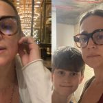 Gabriela Duarte e os filhos. Reprodução/Instagram