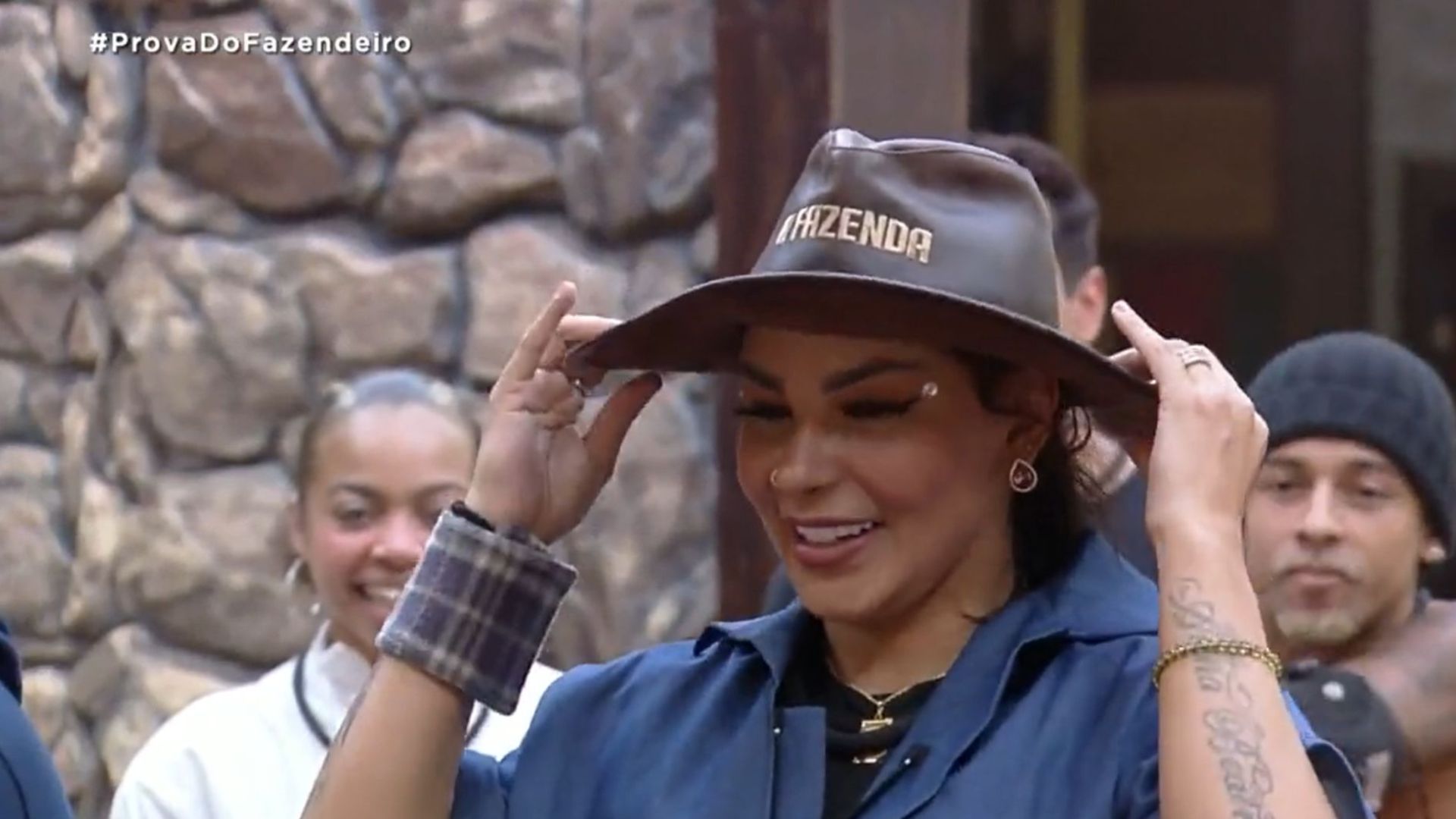 Jenny Miranda em 'A Fazenda 15'. Reprodução/Record TV