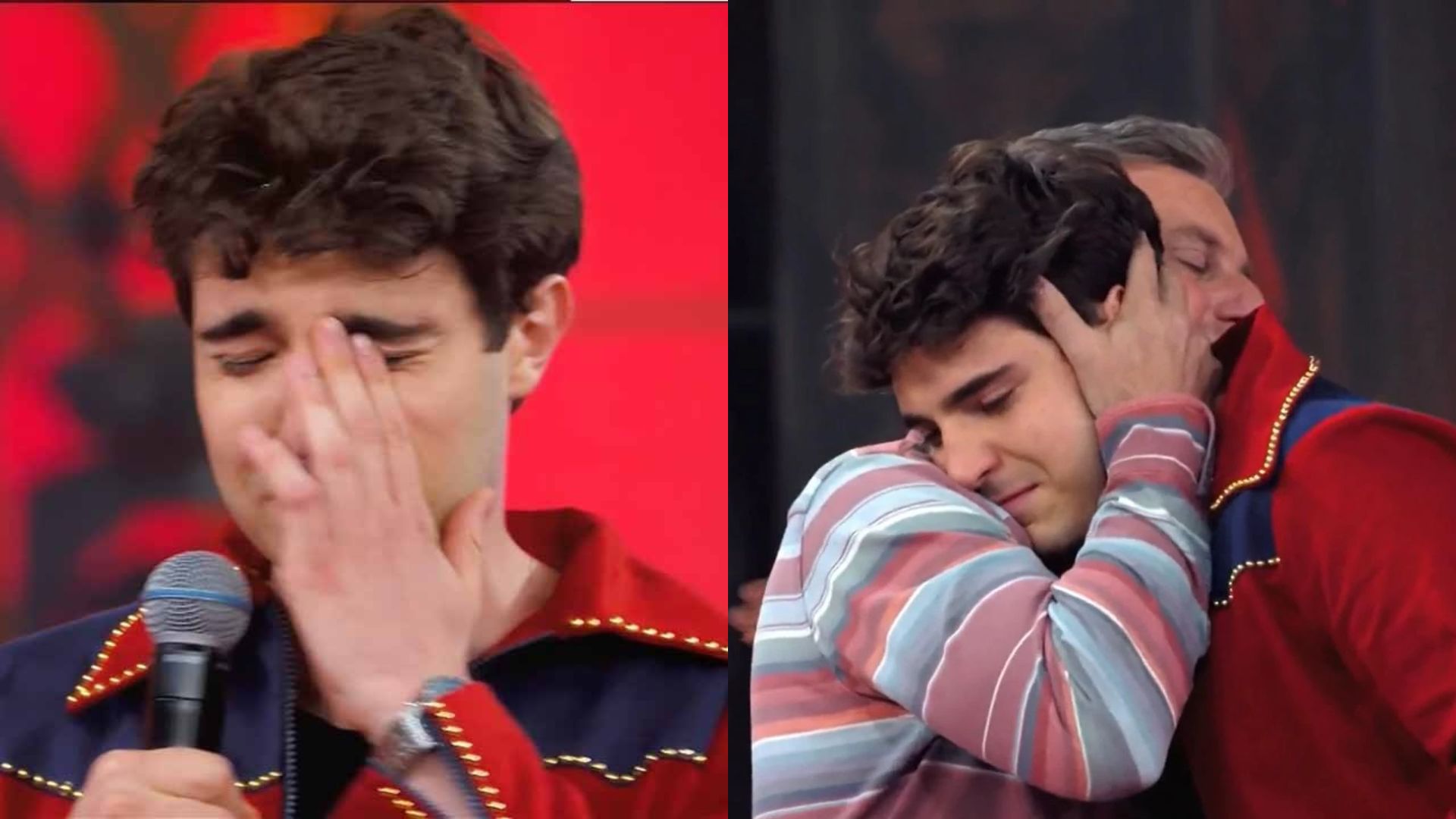João Liberato, filho de Gugu, no 'Domingao'. Reprodução/Instagram