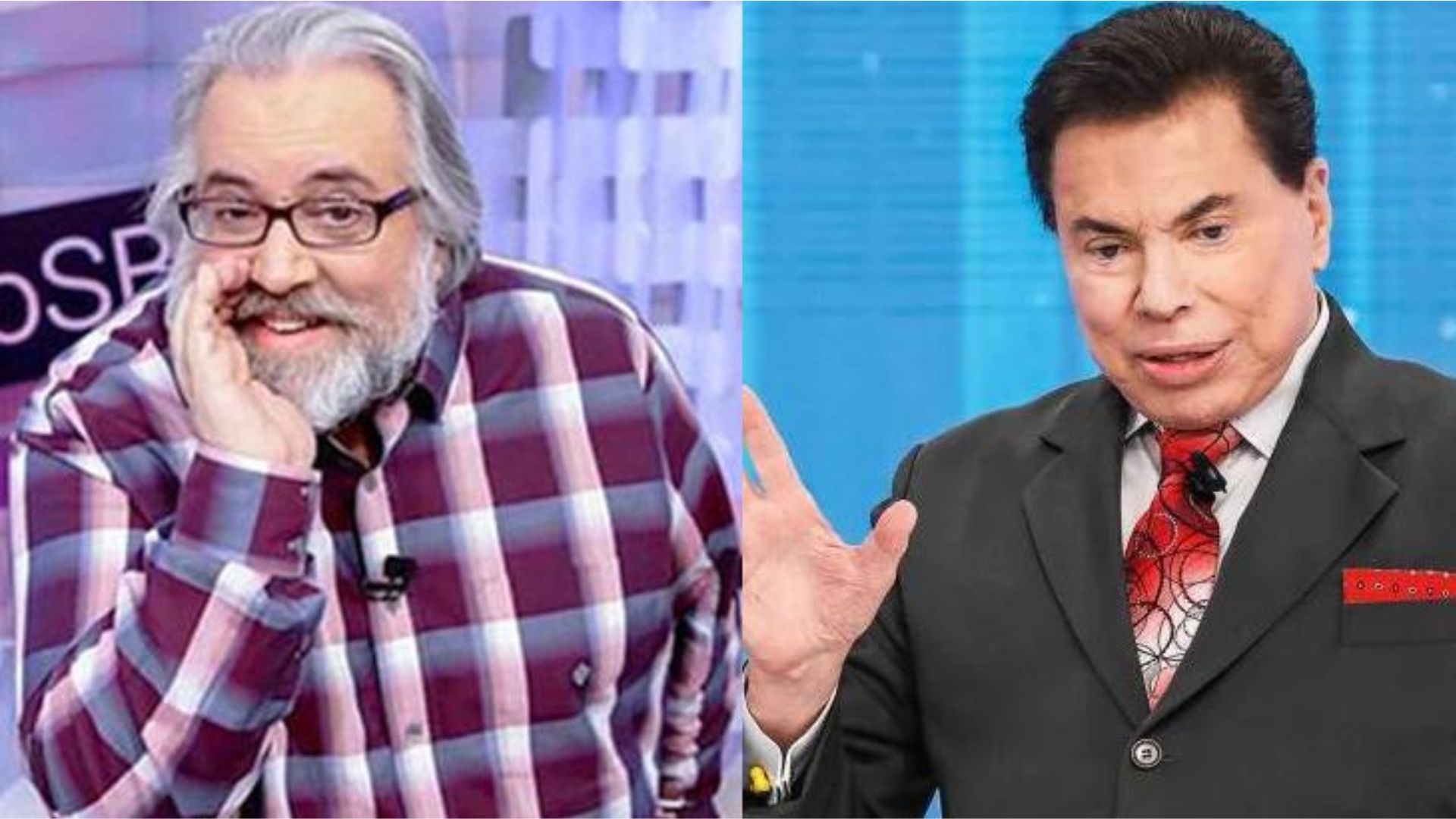Leão Lobo e Silvio Santos (Reprodução)