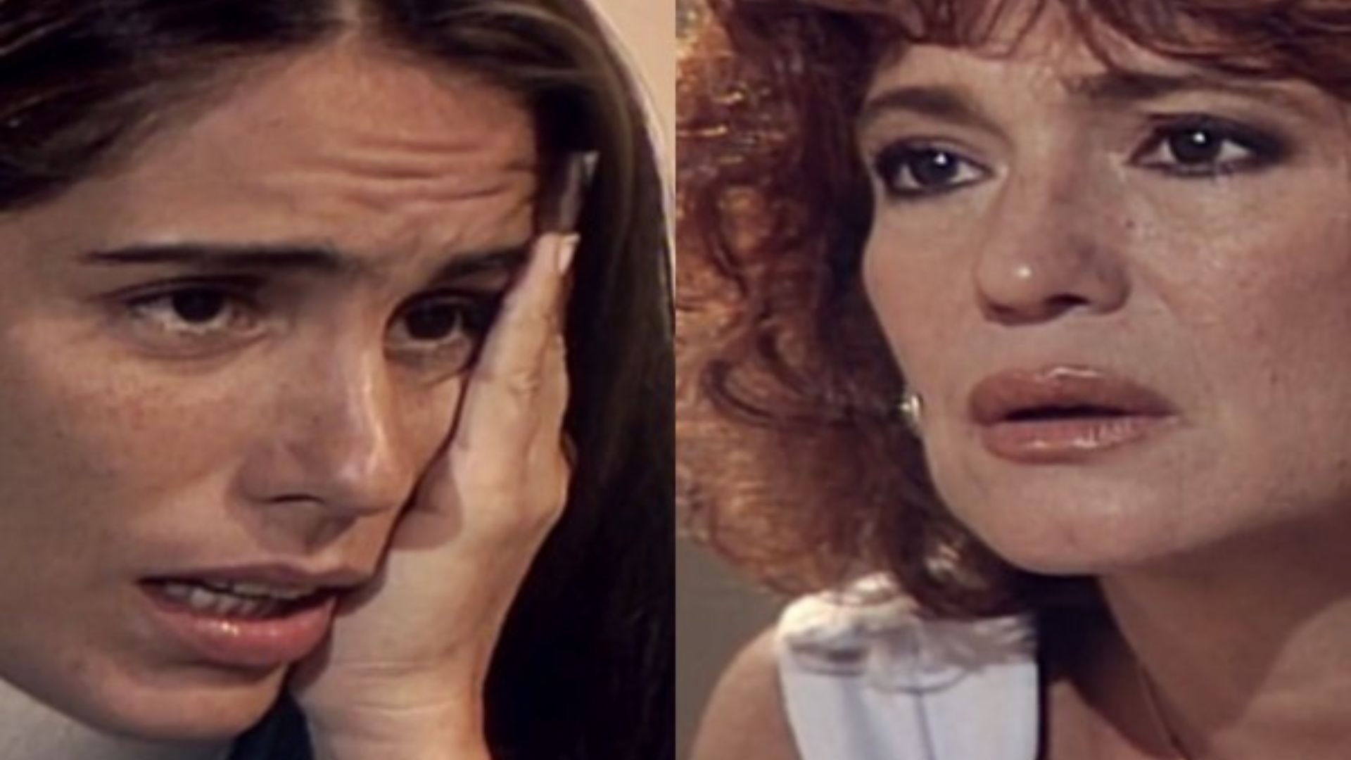 Ruth e Clarita em 'Mulheres de Areia' (Reprodução/TV Globo)