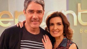 William Bonner e Fátima Bernardes. Foto: Reprodução/TV Globo