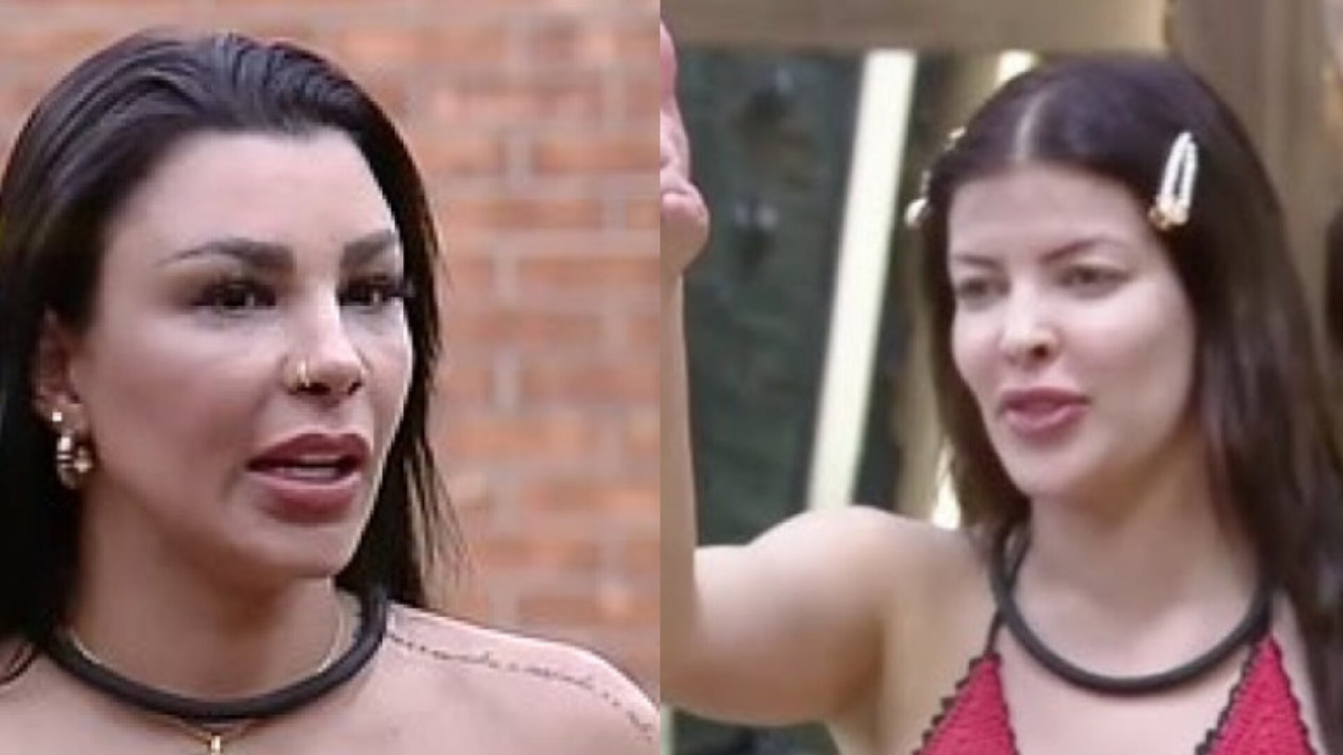Jenny Miranda e Jaquelline em 'A Fazenda 15'
