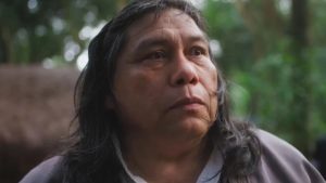 Jurecê (Daniel Munduruku) em 'Terra e Paixão'