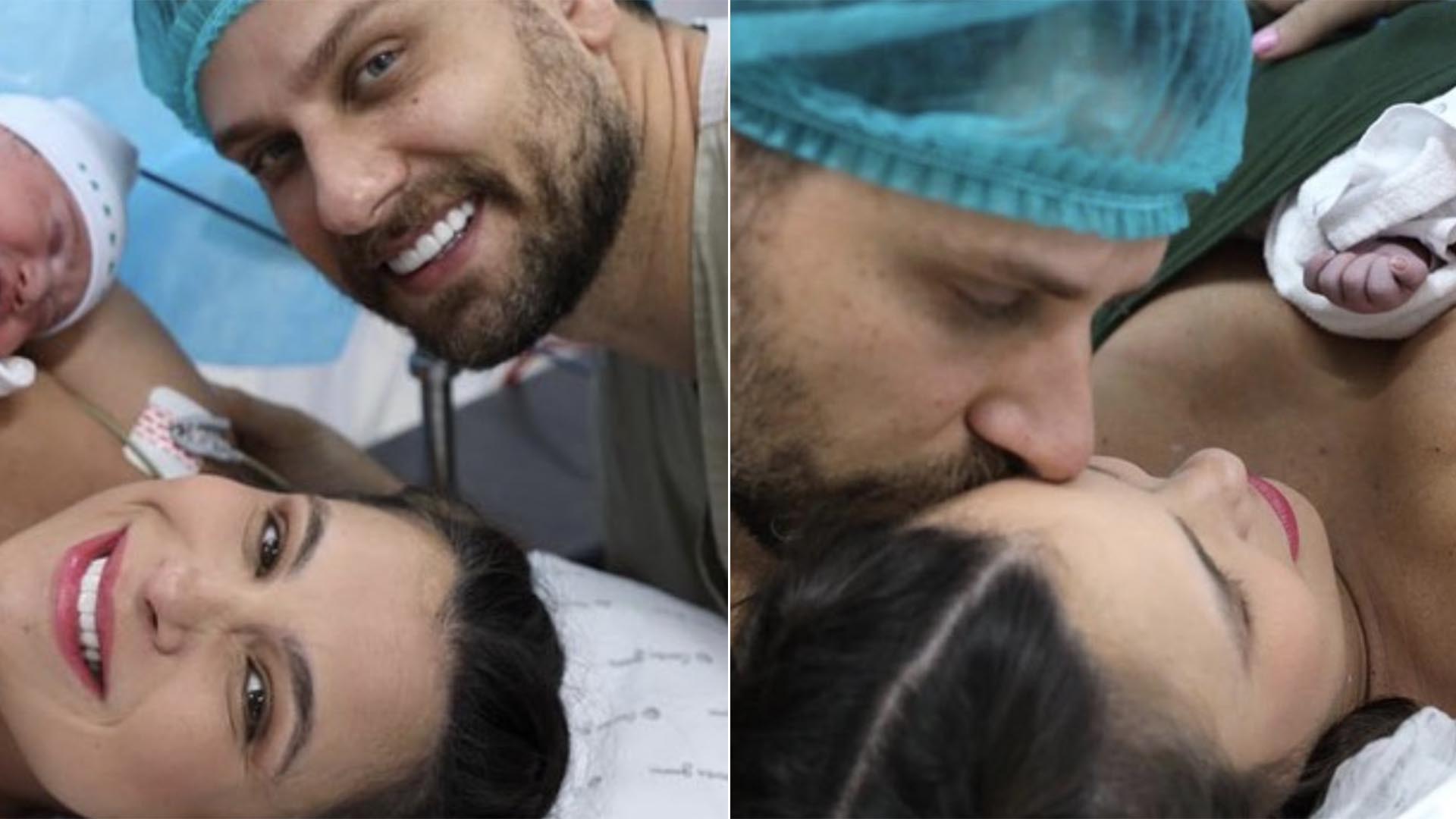 Nasce Victoria, filha dos ex-BBBs Elieser Ambrósio e Kamilla Salgado
