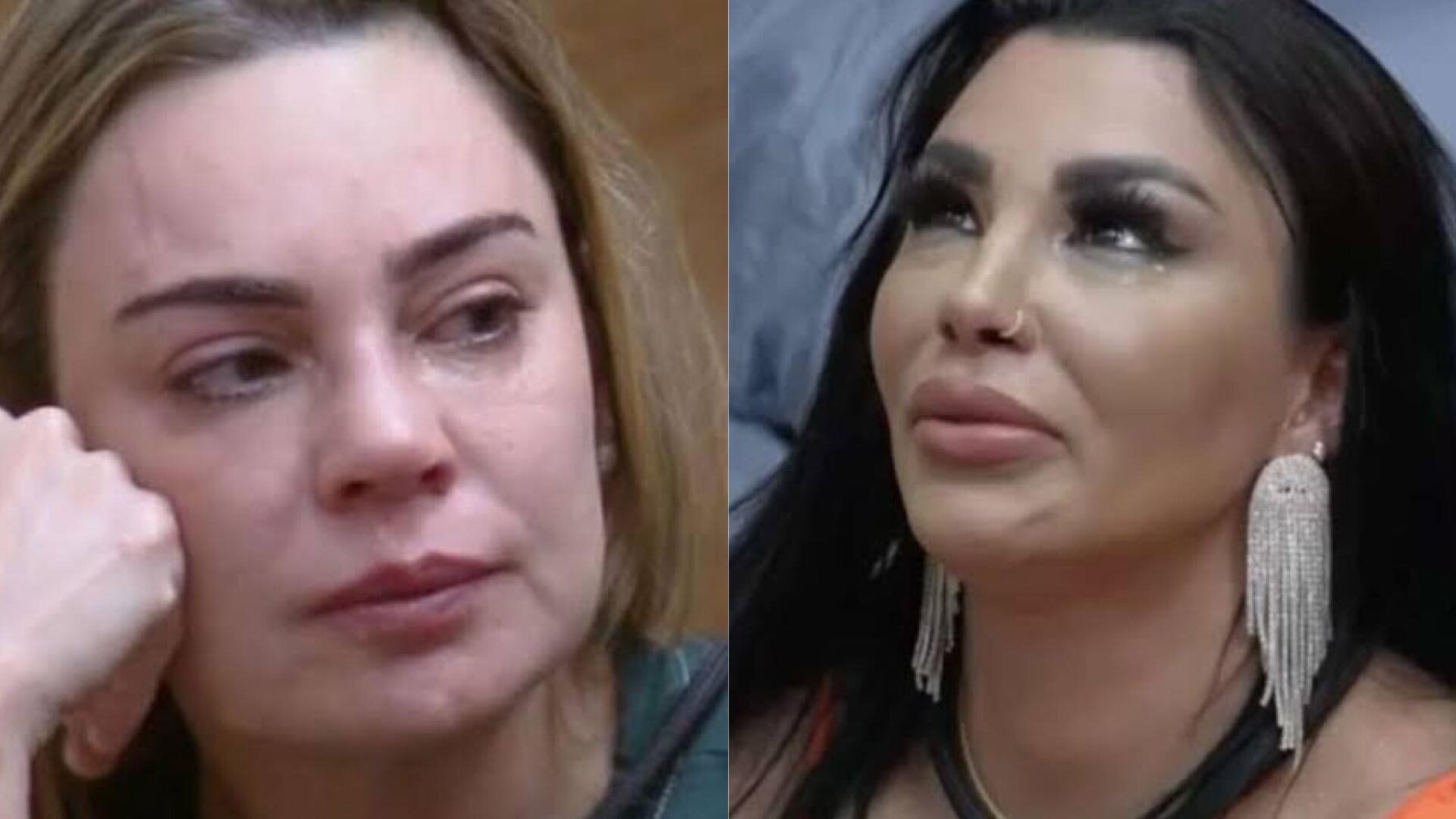 Rachel Sheherazade e Jenny Miranda em 'A Fazenda 15'