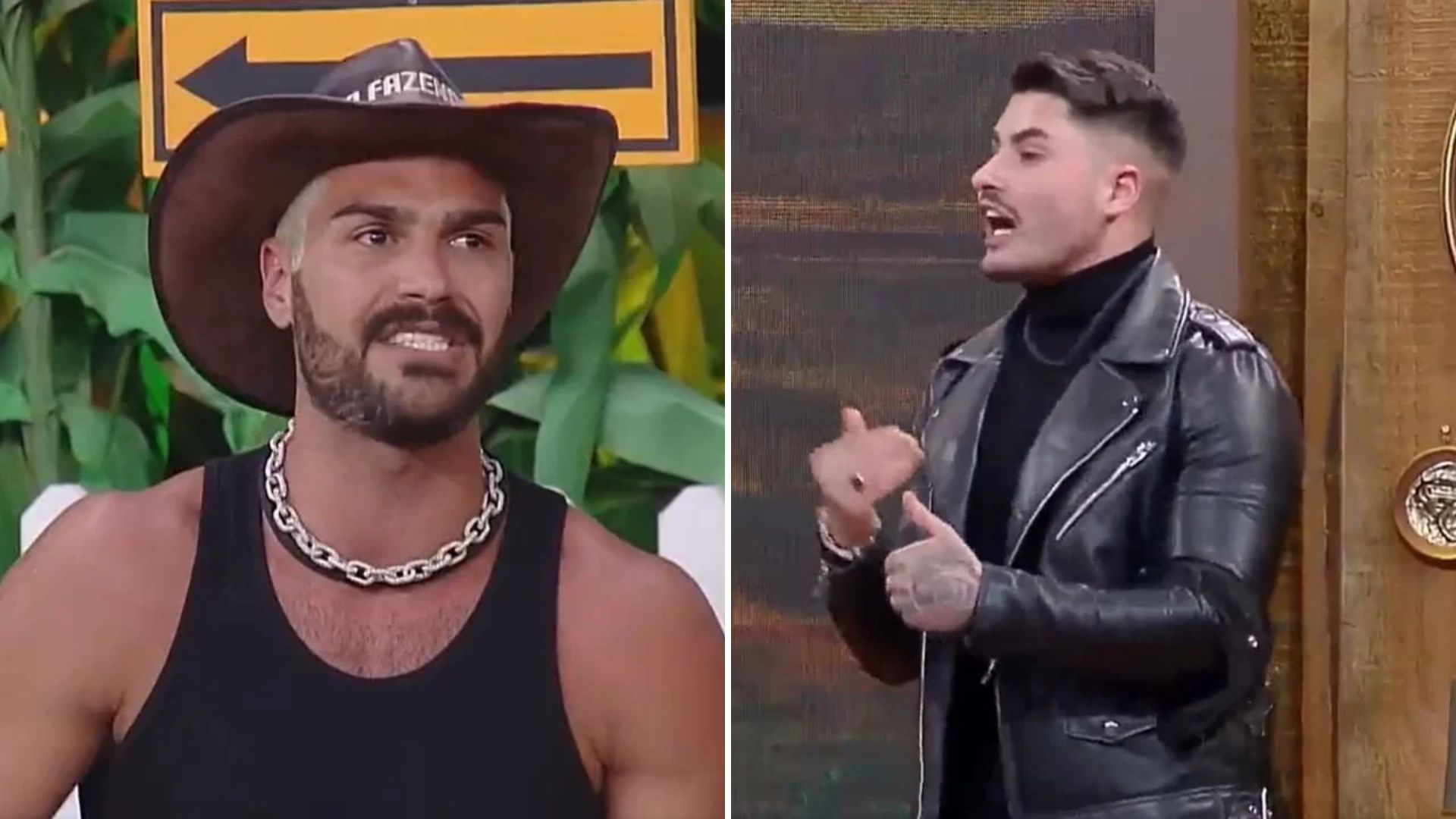 Shayan Haghbin e Lucas Souza - Reprodução/RecordTV
