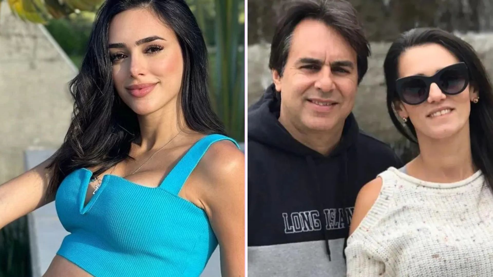 Bruna Biancardi, Edson e Telma Ribeiro - Reprodução/Instagram