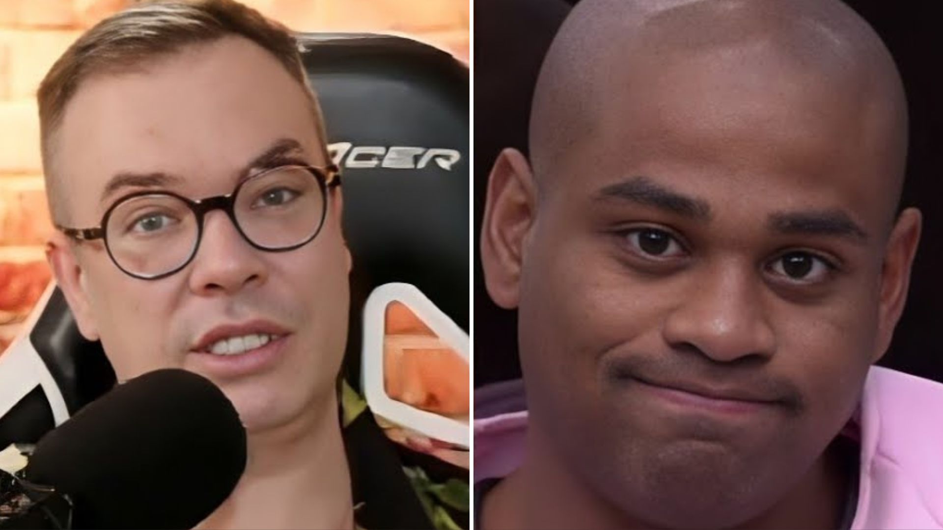 Felipeh Campos e Cezar Black - Reprodução/Redes Sociais