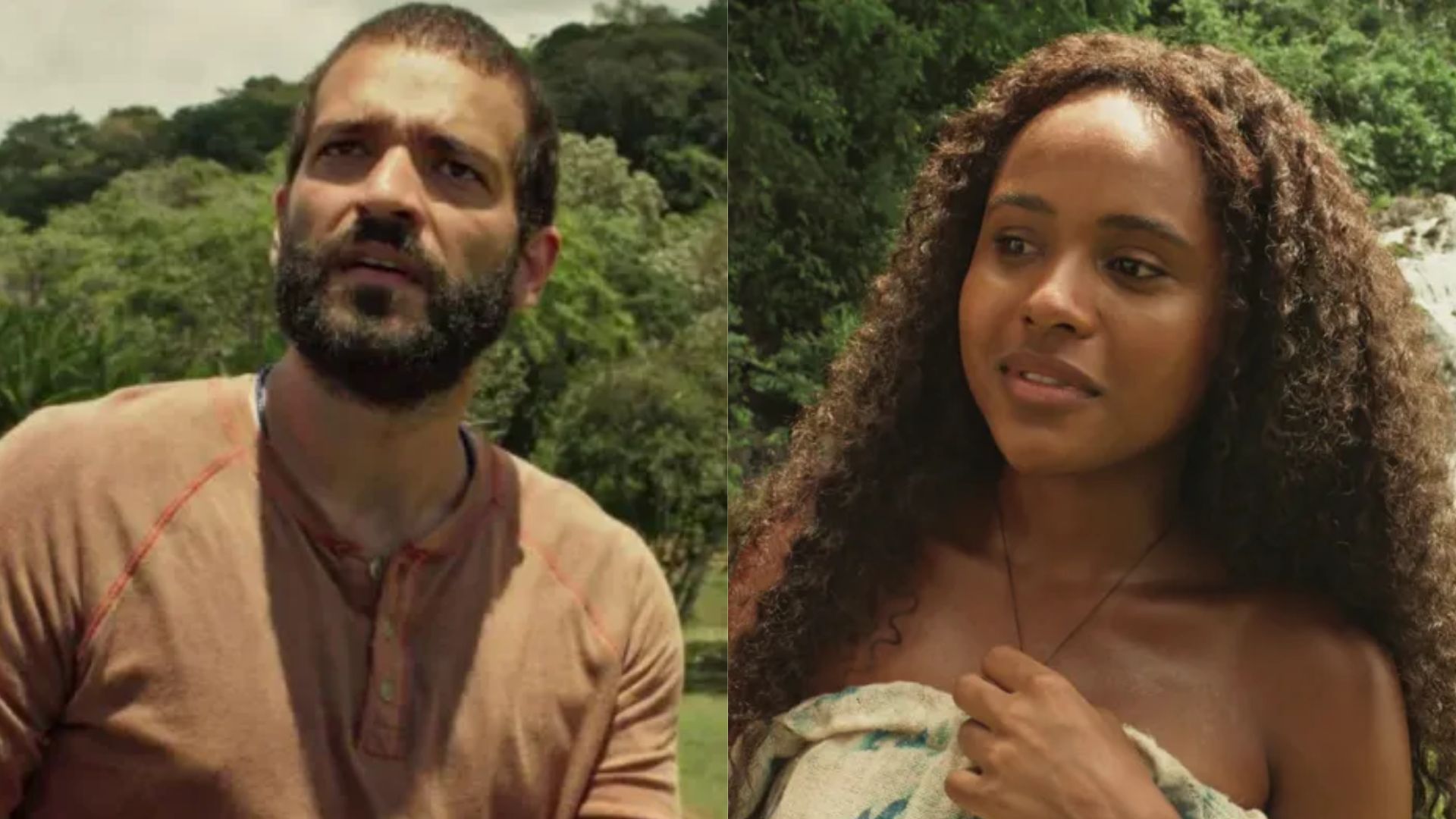Maria Santa e José Inocêncio. Reprodução/Globo