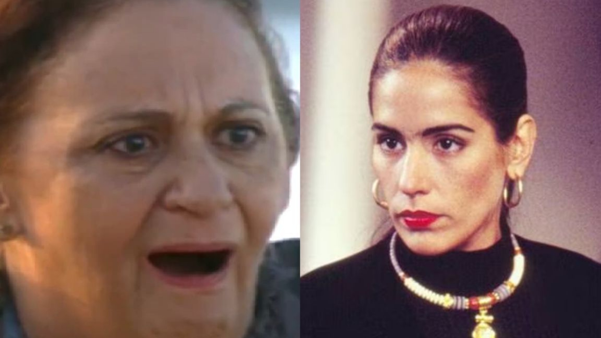 Isaura e Raquel (Reprodução/Globo)