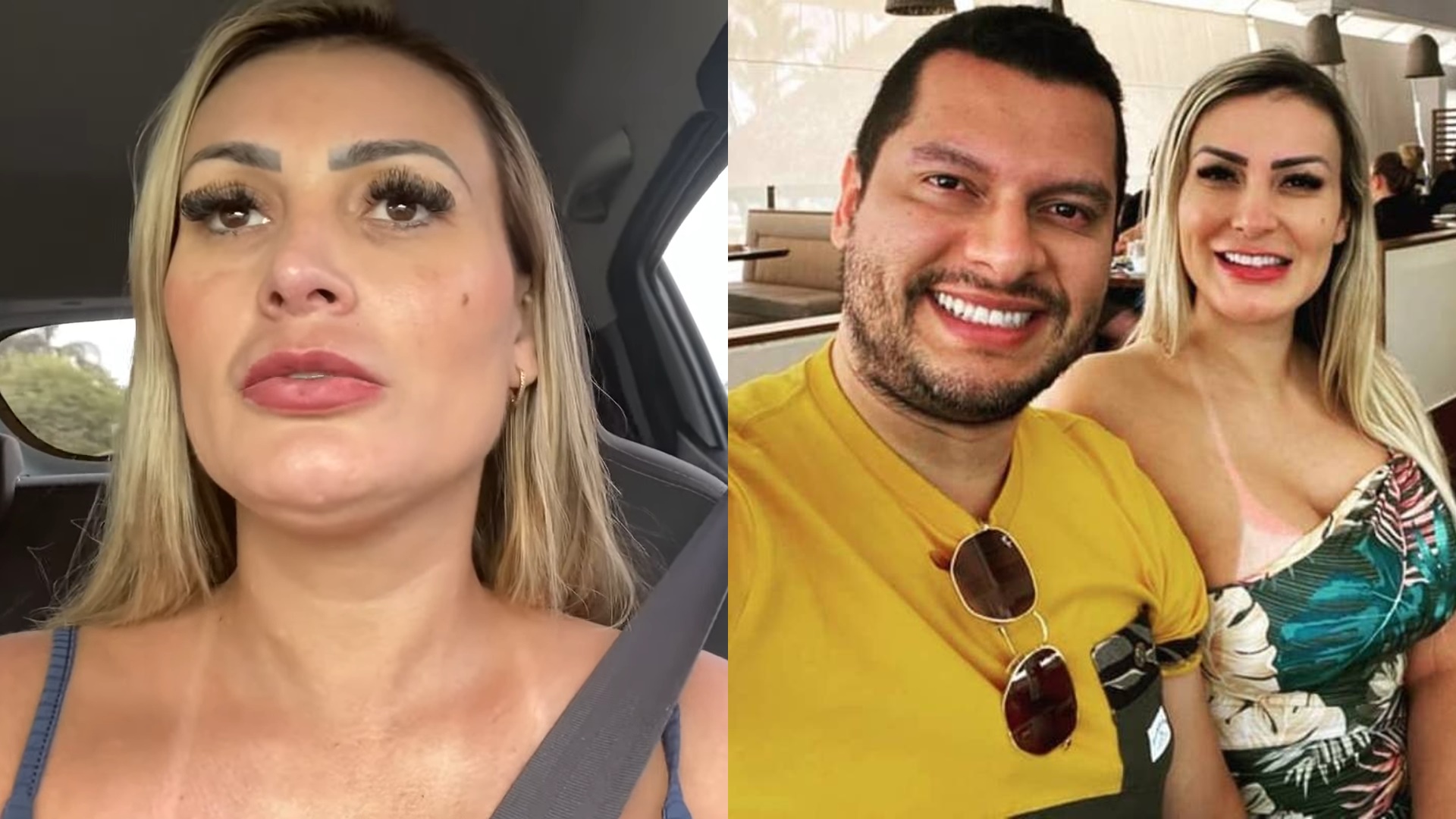 Andressa Urach e ex-marido, Thiago Lopes
