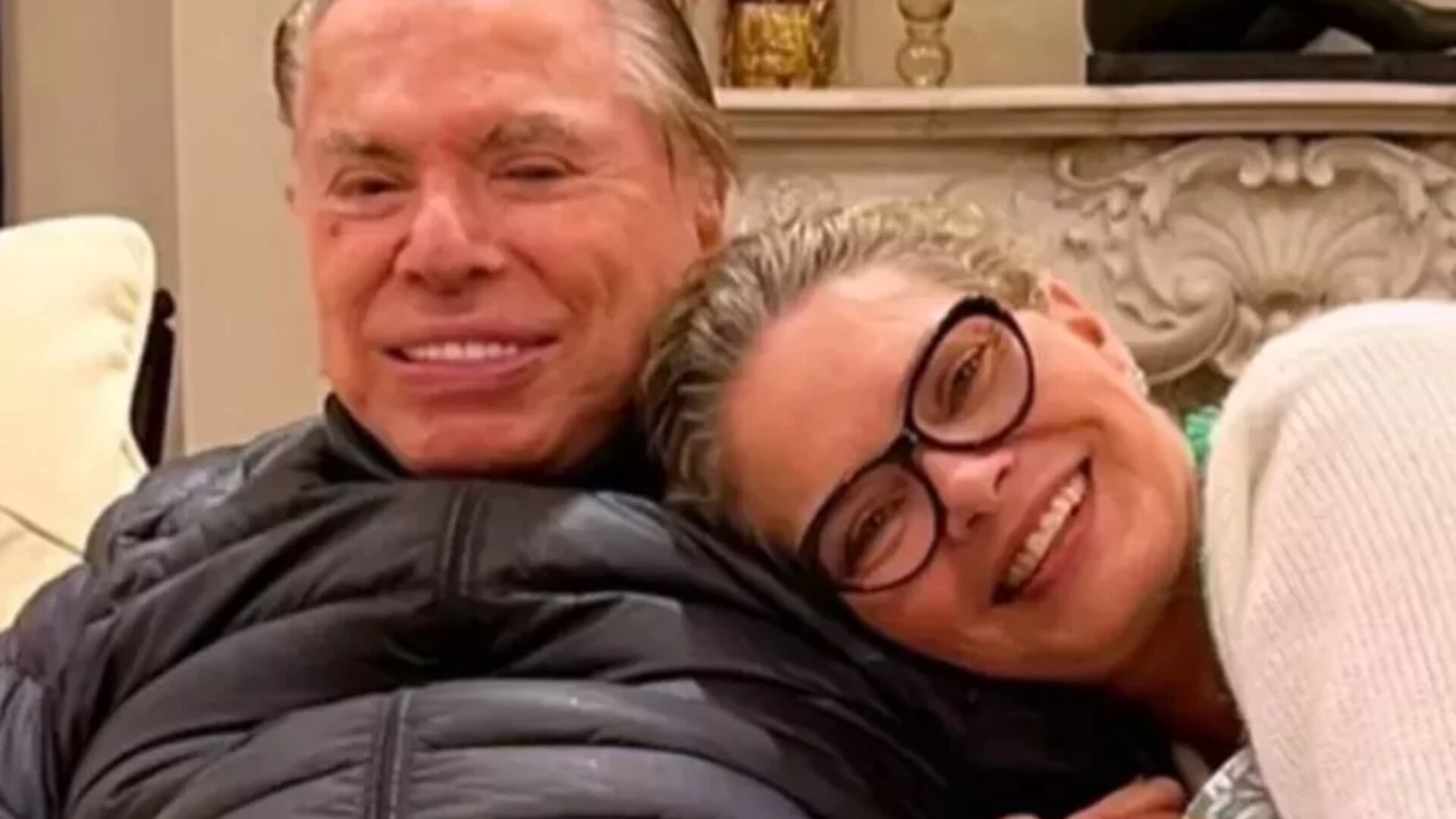 Cintia Abravanel e Silvio Santos