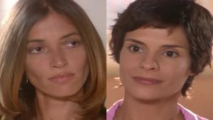 Eleonora (Joana Medeiros), mãe de Fred (Pedro Furtado), e Raquel (Helena Ranaldi) em 'Mulheres Apaixonadas'