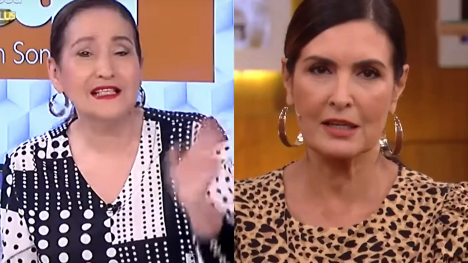 Sonia Abrão e Fátima Bernardes