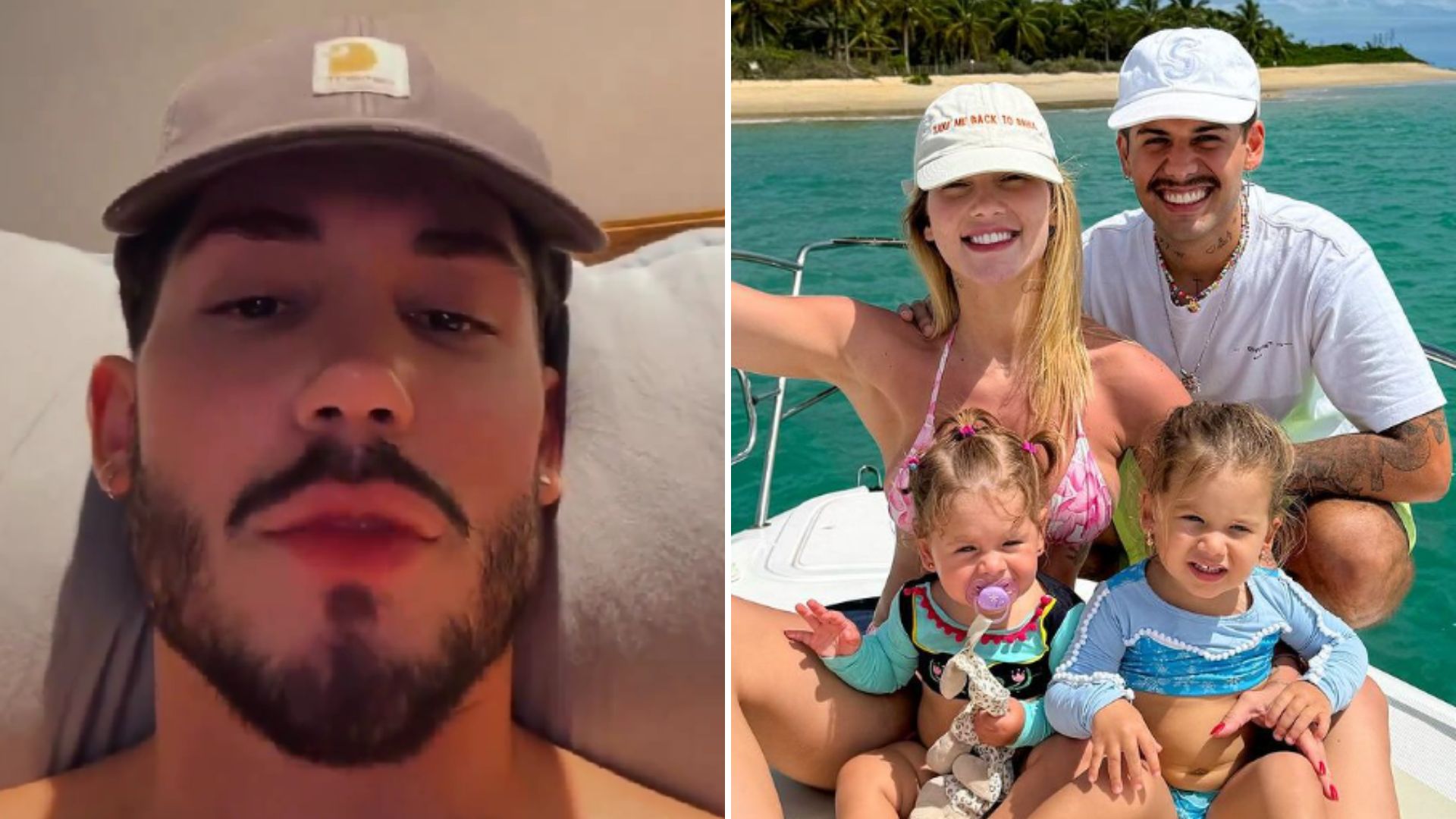 Vittor Fernando, Virginia Fonseca, Zé Felipe, Maria Alice e Maria Flor - Reprodução/Instagram