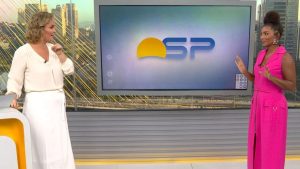 Ana Paula Campos e Mariana Aldano no Bom Dia São Paulo - Reprodução/TV Globo