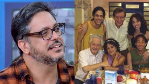 Lucio Mauro Filho e o elenco de 'A Grande Família' - Reprodução/TV Globo