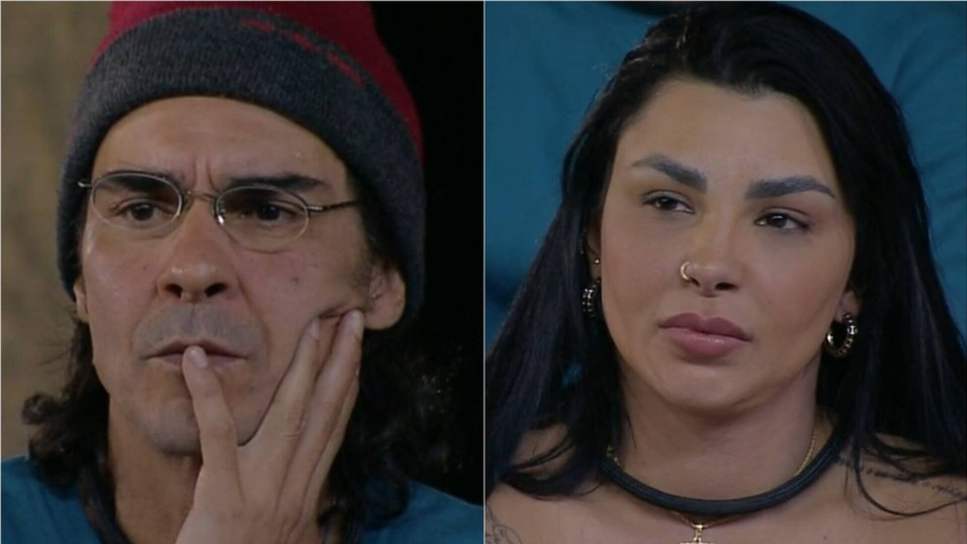 André Gonçalves e Jenny Miranda em 'A Fazenda 15'