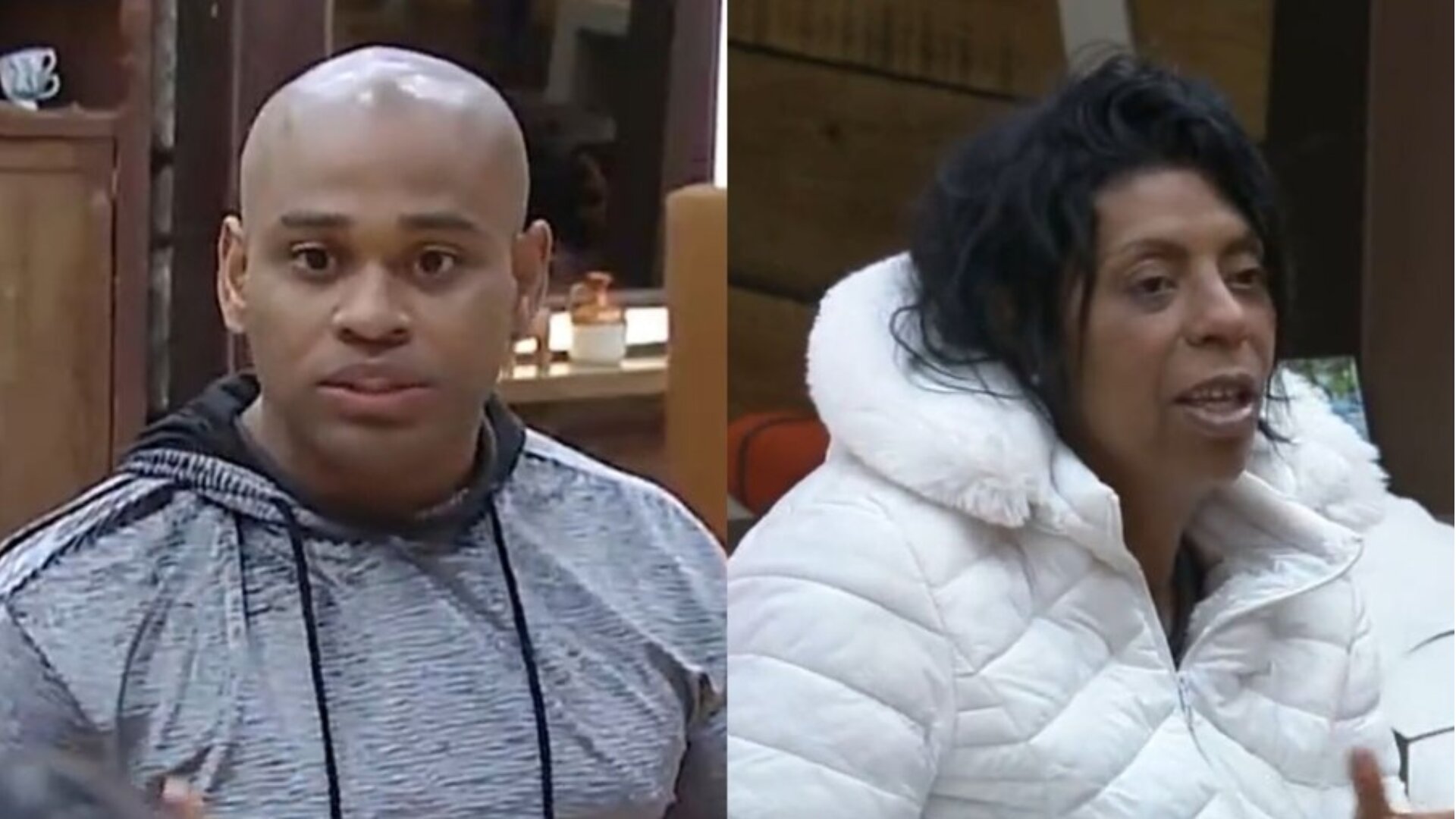 Cezar Black e Márcia Fu em 'A Fazenda 15'
