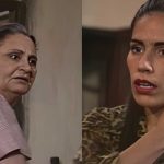 Isaura e Raquel (Reprodução/Globo)