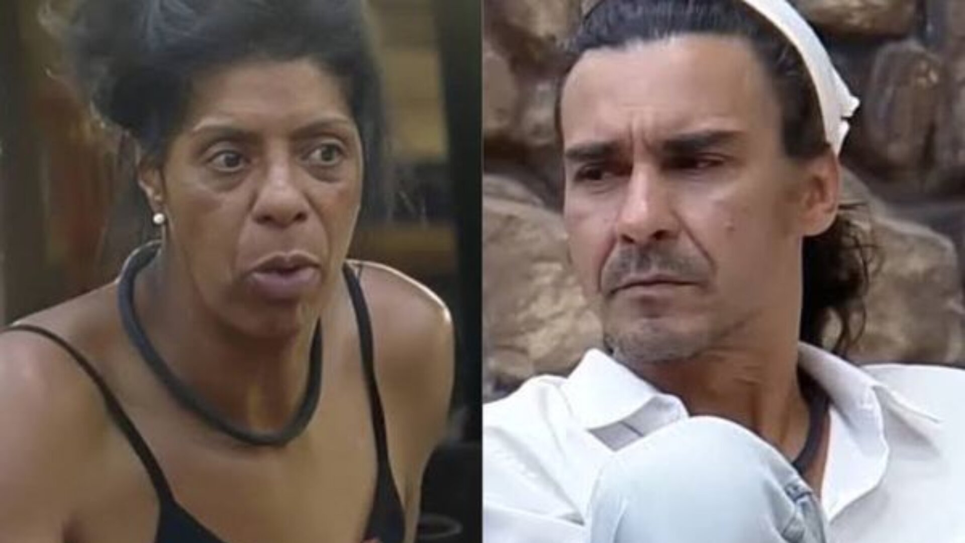 Márcia Fu e André em 'A Fazenda 15'
