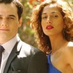 Olavo (Wagner Moura) e Bebel (Camila Pitanga) em 'Paraíso Tropical' - Reprodução/ Globo