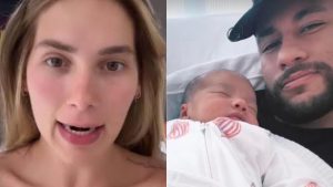 Virginia Fonseca, e Neymar com a filha, Mavie