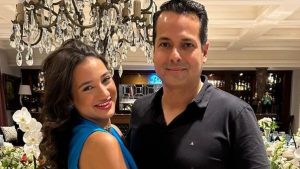 Vitor Valim, prefeito de Caucaia, e filha, Maria Sofia Valim