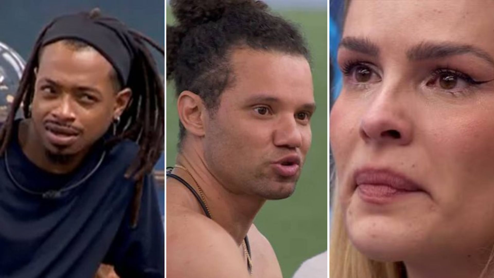 Luigi, Maycon e Yasmin - Reprodução/TV Globo