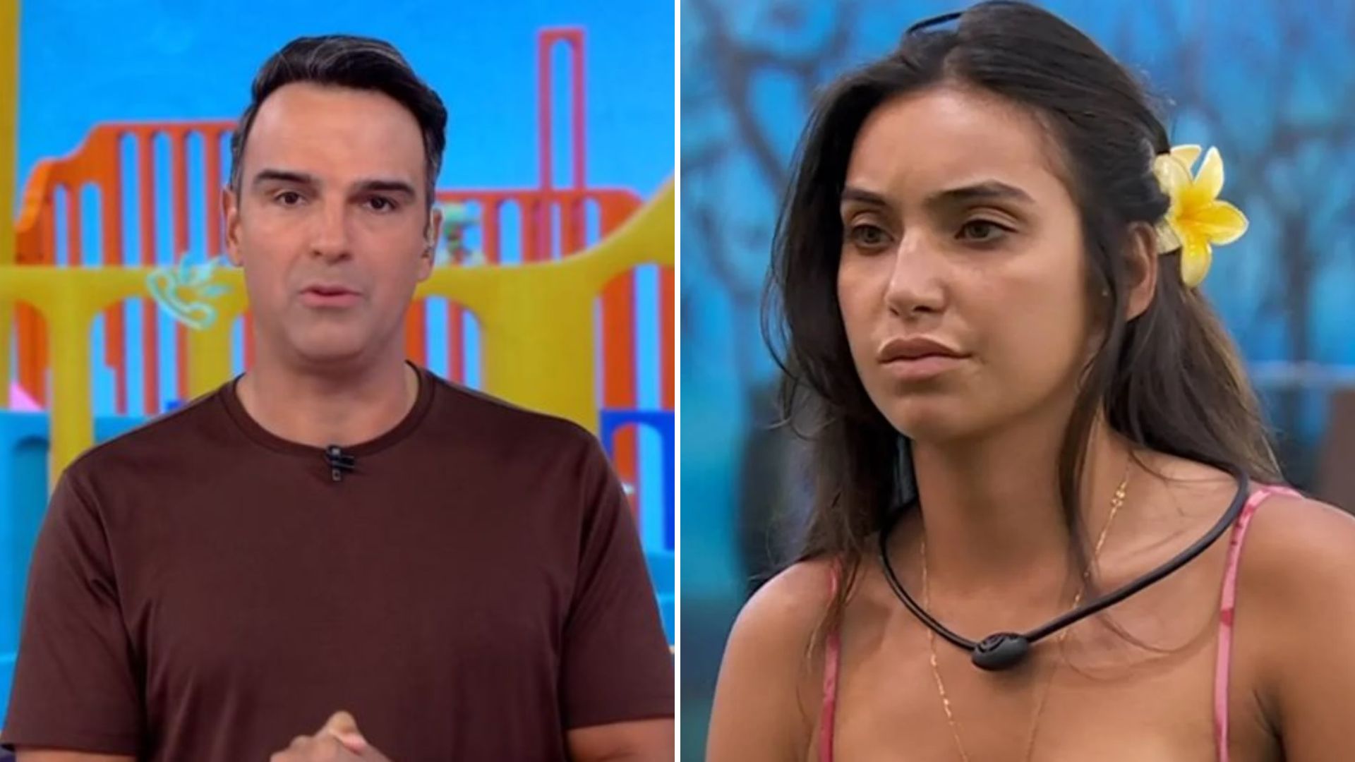 Tadeu Schmidt e Vanessa Lopes no 'BBB 24' - Reprodução/Globo