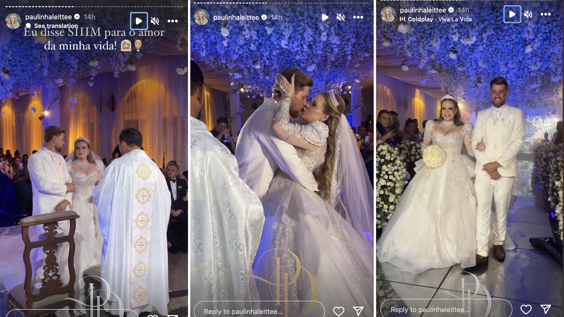 Casamento de Paulinha Leite - Reprodução/Instagram