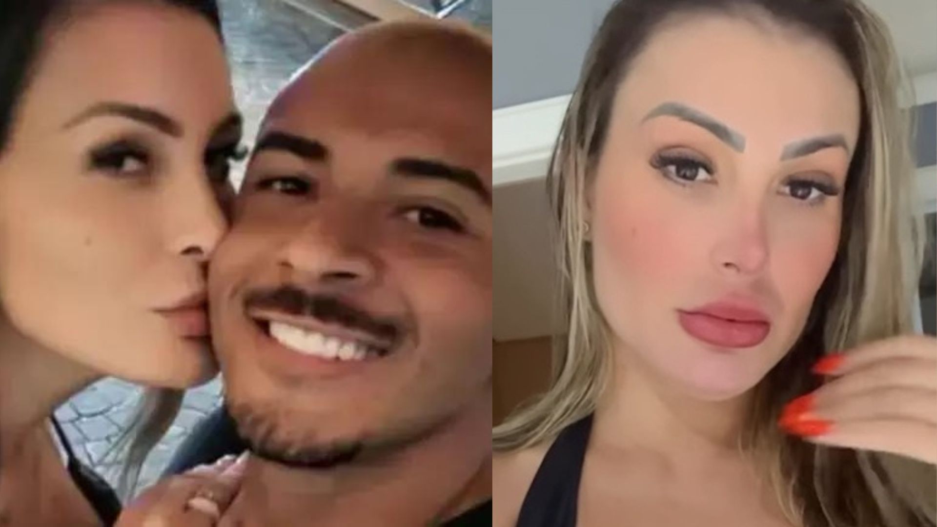 Andressa Urach e Lucas Ferraz - Reprodução/Instagram