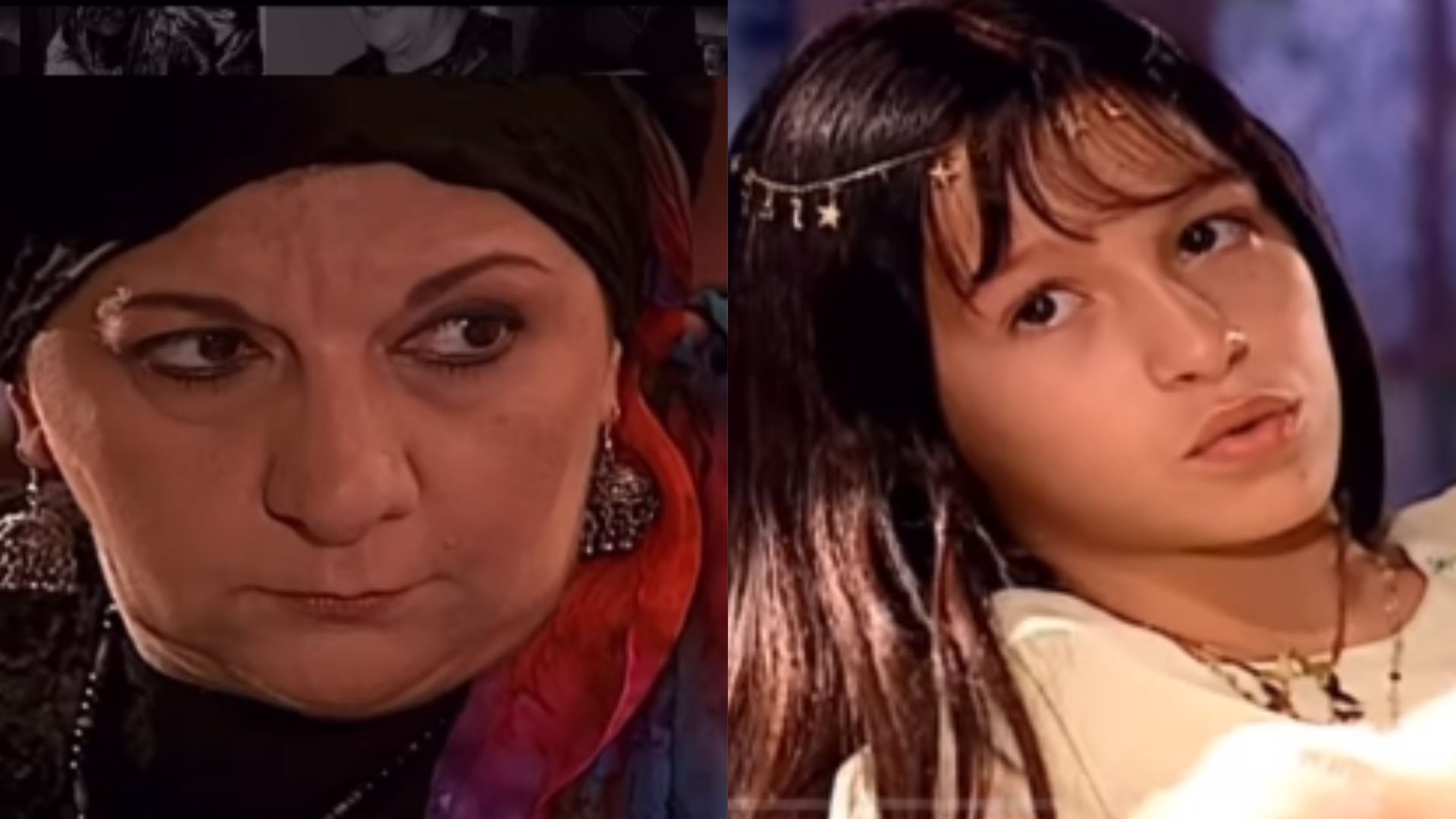 Jandira Martini e Carla Diaz em 'O Clone' - Reprodução/TV Globo